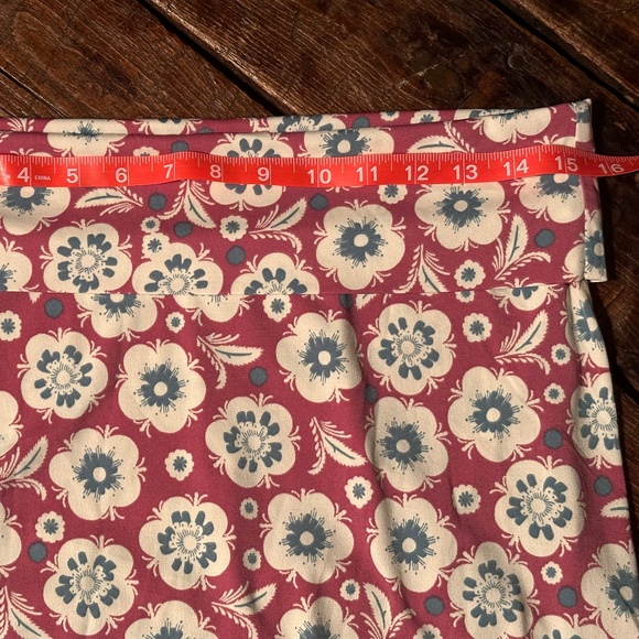 Used LuLaRoe Size Medium Floral Maxi Skirt Dress - Picture 4 of 4